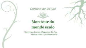 bandeau conseils de lecture mon tour du monde écolo