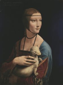 Tableau La Dame à l'hermine  de Léonard de Vinci