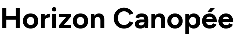 Texte "Horizon Canopée"